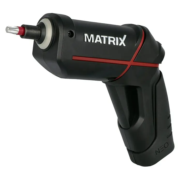 Matrix Akkuschrauber Neo - 4 V, 1 Akku, 2 Ah, Leerlaufdrehzahl: 0 U/min - 170 U/min