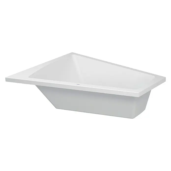 Duravit Badewanne Paiova - 170 x 130 cm, Raumecke Links, Sanitäracryl, Weiß - Vorderansicht