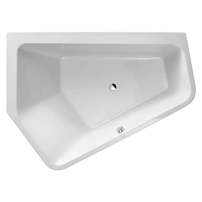 Duravit Badewanne Paiova 5 - 190 x 140 cm, Raumecke Links, Sanitäracryl, Weiß - Vorderansicht