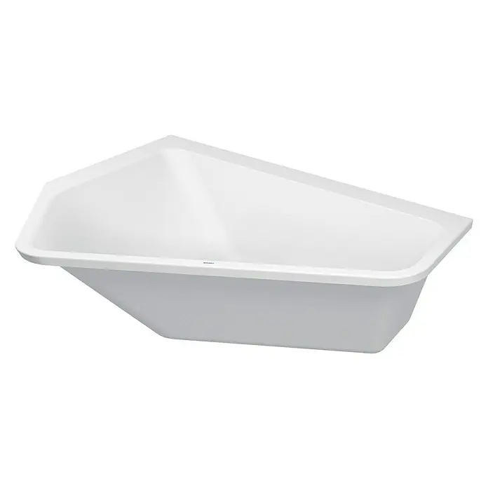 Duravit Badewanne Paiova 5 - 177 x 130 cm, Raumecke Links, Sanitäracryl, Weiß - Vorderansicht