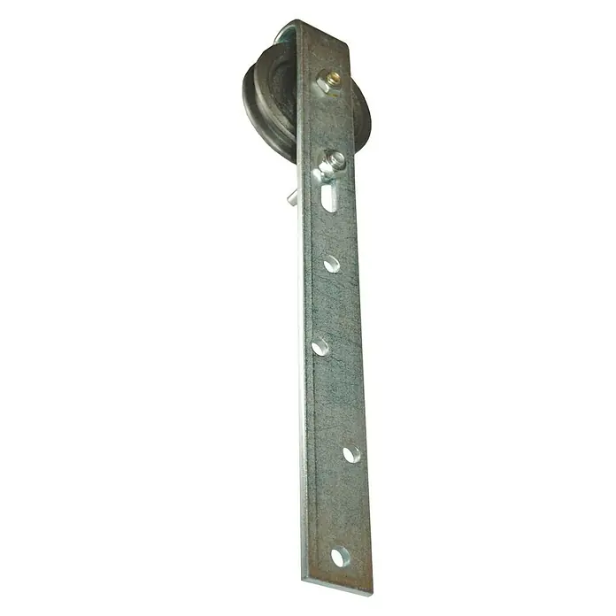 HBS Betz Schiebetorrolle mit Bügel - Traglast: 35 kg, Durchmesser: 75 mm, Länge: 31,5 cm - Vorderansicht