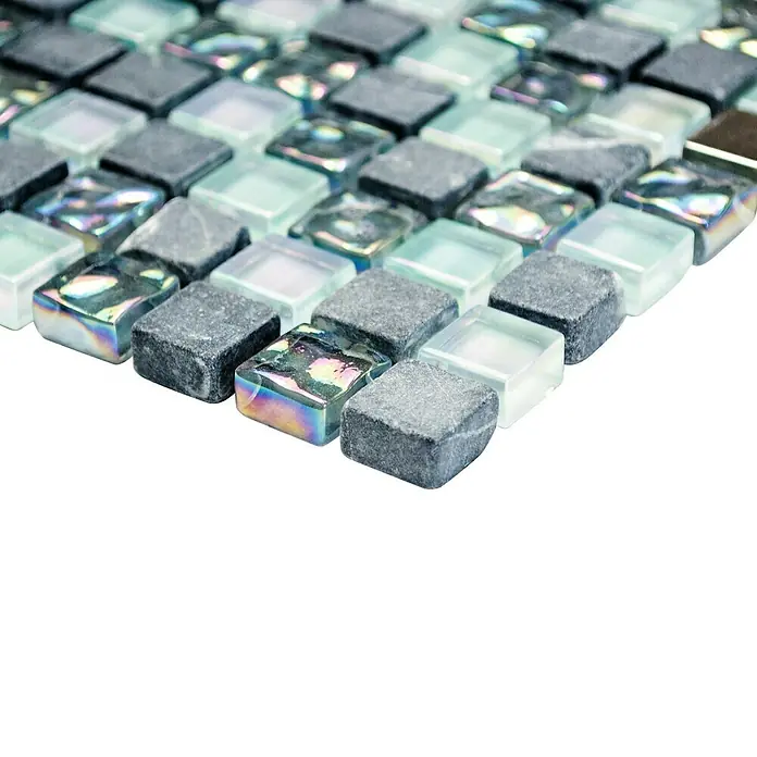 Mozaik csempe Crystal Mix XCM M840 - Fényes - Közeli felvétel