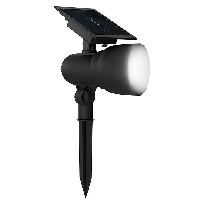 Solarna svjetiljka - LED, Crne boje, Visina: 18,5 cm