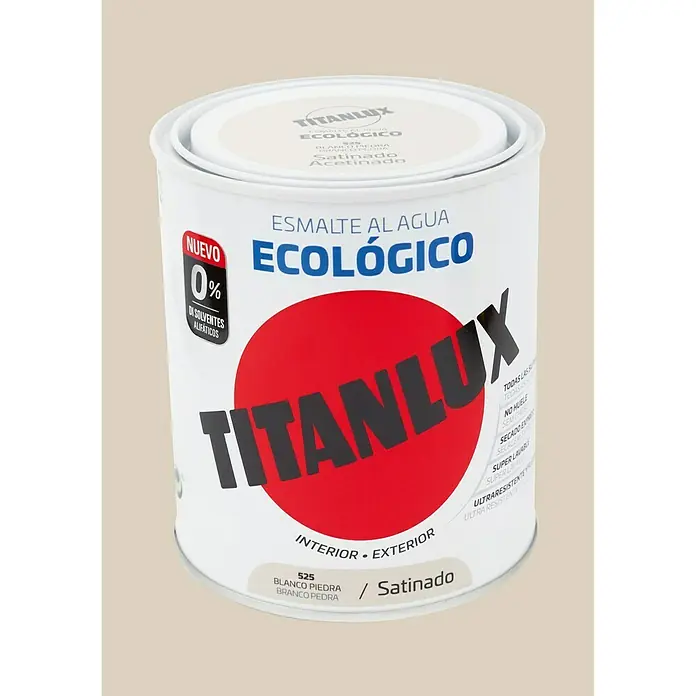 Titanlux Esmalte de color Eco - Piedra, 250 ml, Satinado