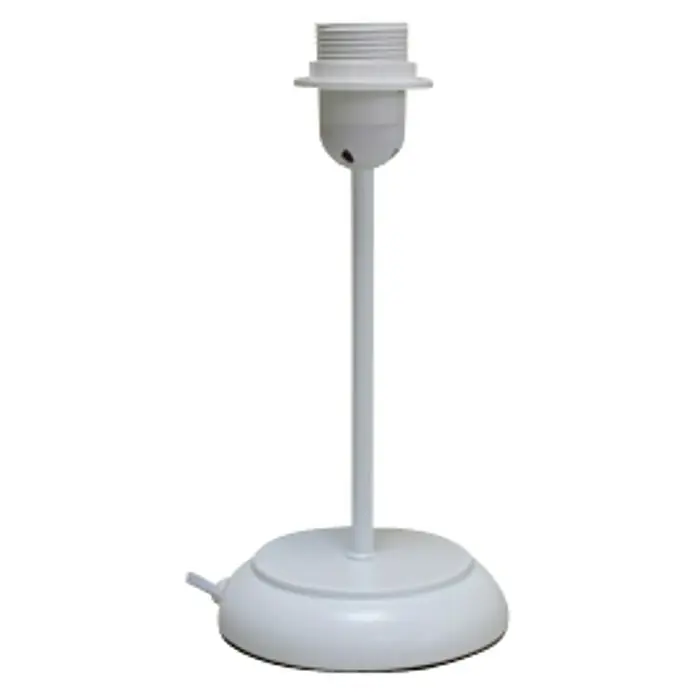 Idp Lampshades Lámpara de sobremesa Nicole - 60 W, L x An x Al: 12,5 x 12,5 x 25 cm, Blanco, E27