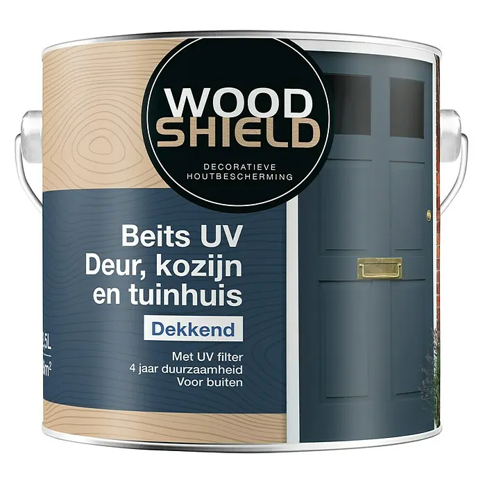 Wood Shield Beits voor kozijnen en deuren Blauw - Blauw, 2,5 l