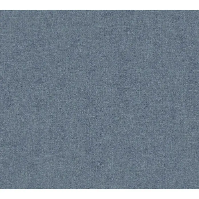 AS Creation New Walls Vliestapete - Blau, Uni, 10,05 x 0,53 m - Detailaufnahme