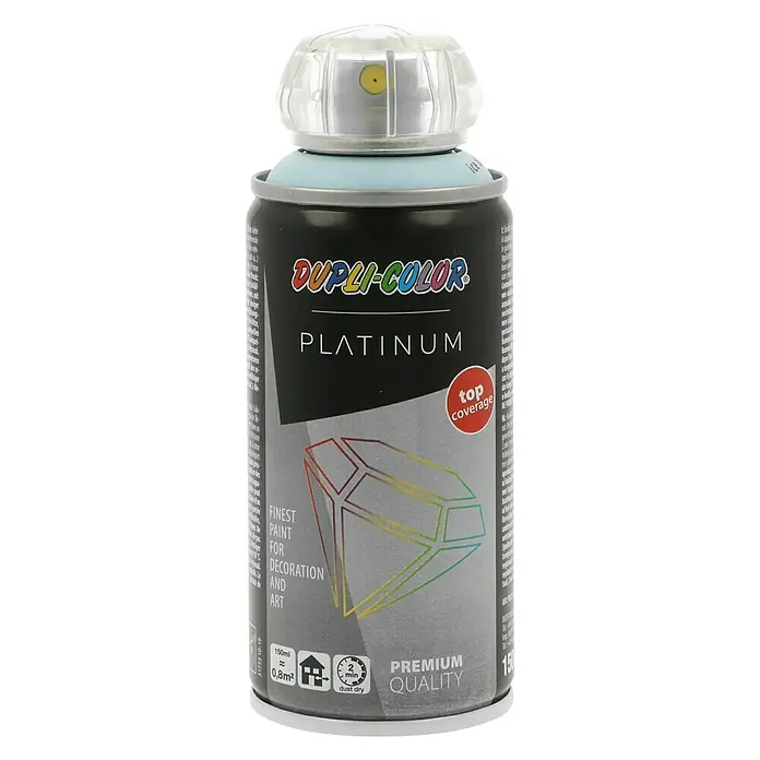 Dupli-Color Platinum Buntlack-Spray platinum - Eisblau, 150 ml, Seidenmatt - Vorderansicht