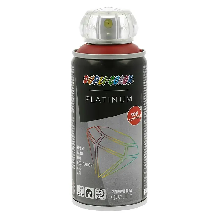 Dupli-Color Platinum Buntlack-Spray platinum RAL 3003 - Rubinrot, 150 ml, Seidenmatt - Vorderansicht