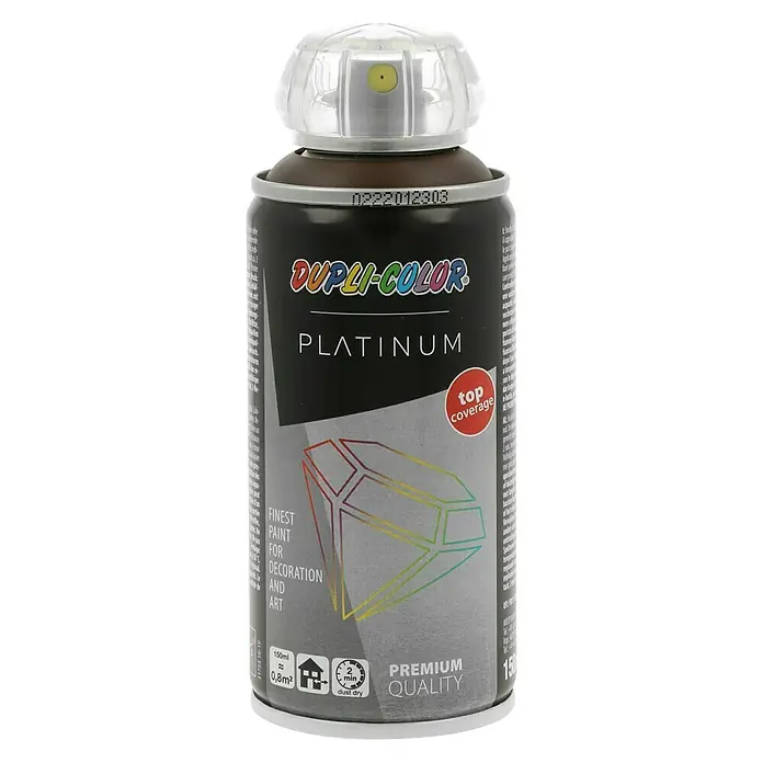 Dupli-Color Platinum Buntlack-Spray RAL 8017 - Schokobraun, 150 ml, Seidenmatt - Vorderansicht
