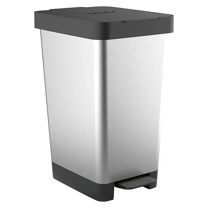 Tatay Cubo con pedal Smart - 25 l, Gris