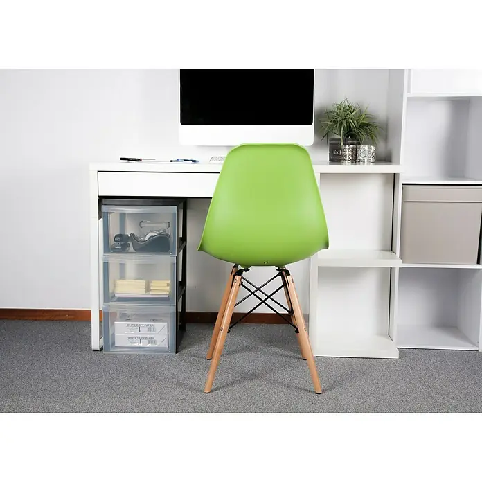 Rollcontainer - L x B x H: 40 x 30 x 67 cm, Anzahl Schubladen: 3 Stk., Kunststoff - Vorderansicht