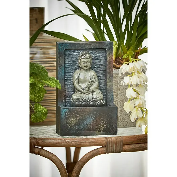 Fuente Pekan - 9,5 x 10 x 23,5 cm, Gris/Arena