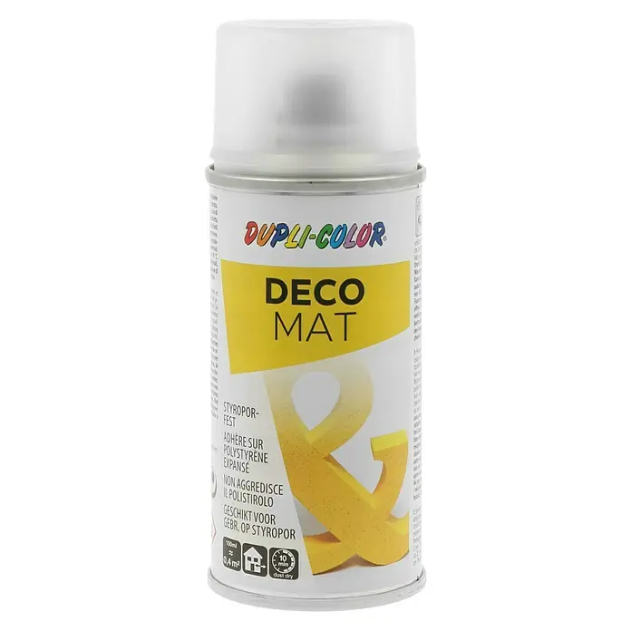 Dupli-Color Deco Mat Acryl-Lackspray - Farblos, 150 ml, Matt - Vorderansicht