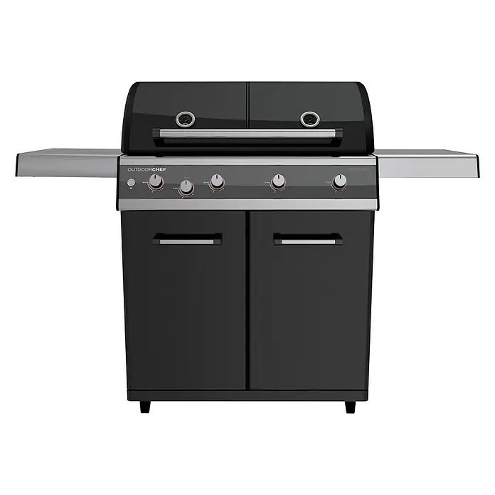 Outdoorchef Gasgrill Dualchef 425 G - Anzahl Brenner: 4, Hauptgrillfläche: 81 x 44 cm, 19,4 kW - Vorderansicht