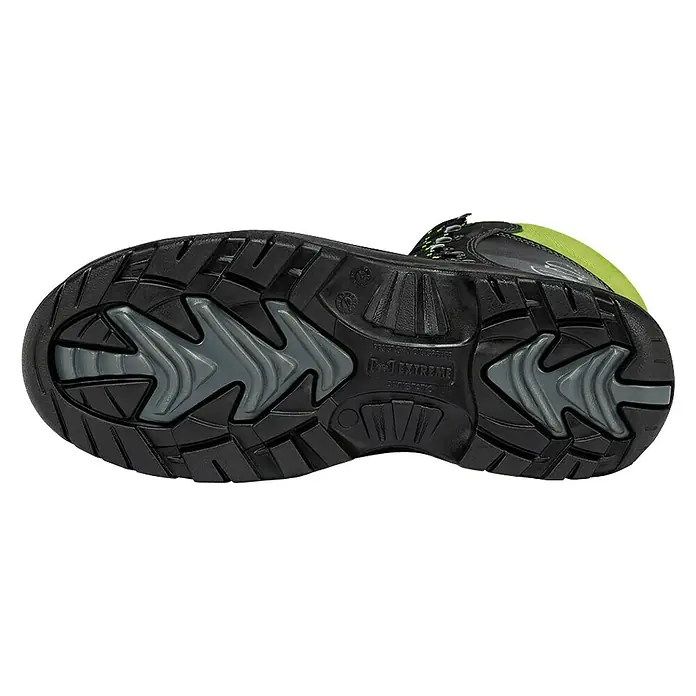 Kübler Forest Schnittschutz-Stiefel - Schuhgröße: 42, Schwarz/Neongelb, S3 - Ansicht von unten