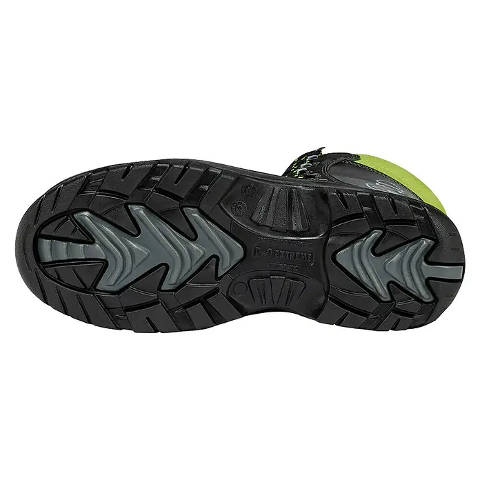 Kübler Forest Schnittschutz-Stiefel - Schuhgröße: 46, Schwarz/Neongelb, S3 - Ansicht von unten