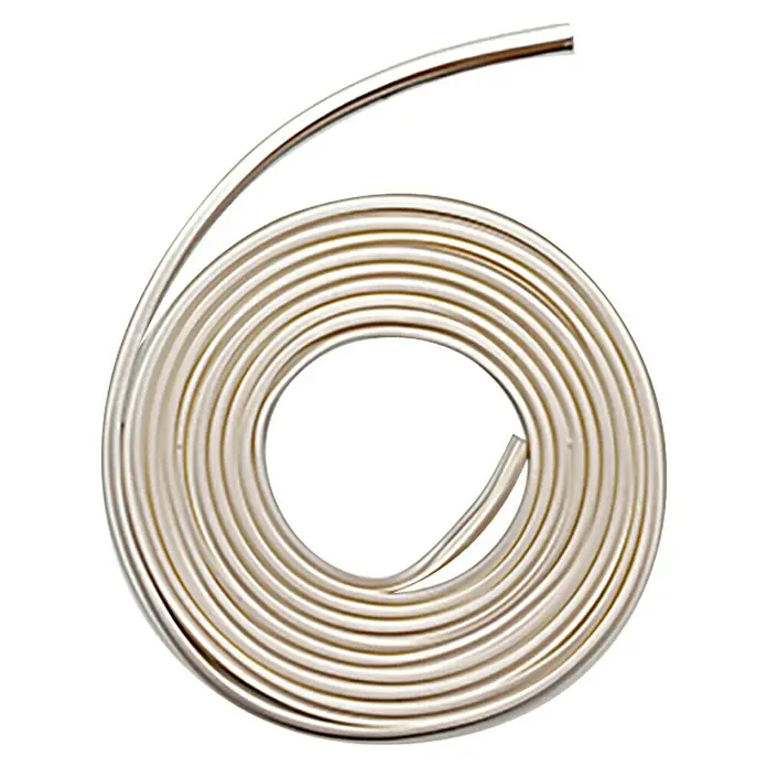 Dollex Türdichtung 013-01 - Weiß, 5 m, Passend für: Spaltenbreiten 3 - 6 mm - Ansicht von oben