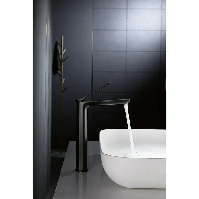 Imex Dinamarca Grifo de lavabo alto - Negro