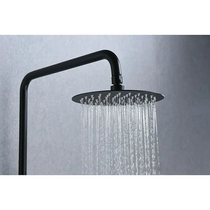 Imex Milos Sistema de ducha - Con grifo monomando, Número de tipos de chorro: 1 ud., Negro
