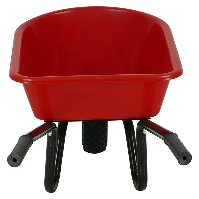 Altrad Kinder-Schubkarre - 20 l, Material Wanne: Polypropylen, Rot - Vorderansicht