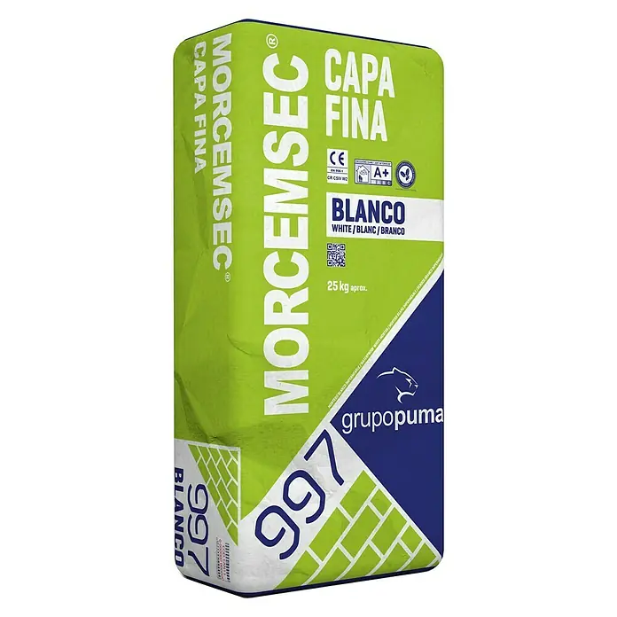 Grupo Puma Mortero de cemento Morcemsec Capa fina - Contenido: 25 kg