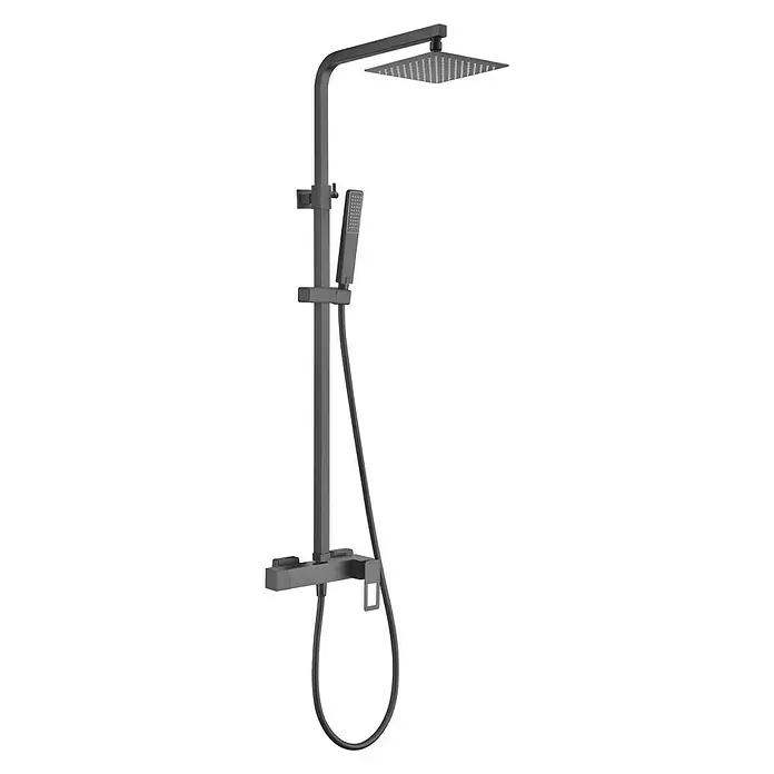 Imex Suecia Sistema de ducha - Con grifo monomando, Número de tipos de chorro: 1 ud., Negro