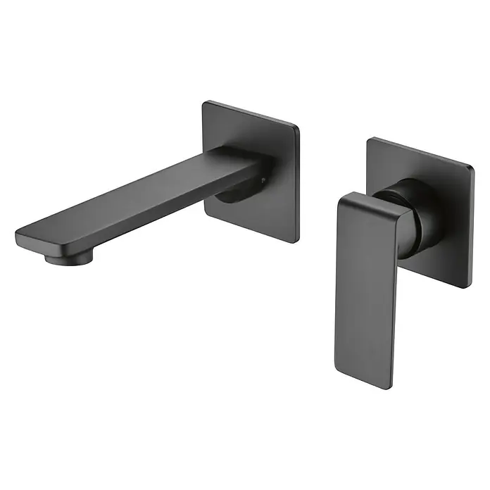 Imex Fiyi Grifo de lavabo empotrado - Negro, Mate