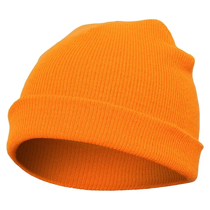 Flexfit Strickmütze Beanie - Konfektionsgröße: Universal, Orange - Vorderansicht