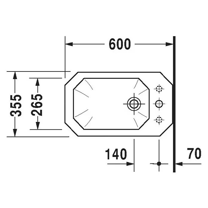 Duravit 1930 Stand-Bidet - Mit schmutzabweisender Glasur, Keramik, Weiß