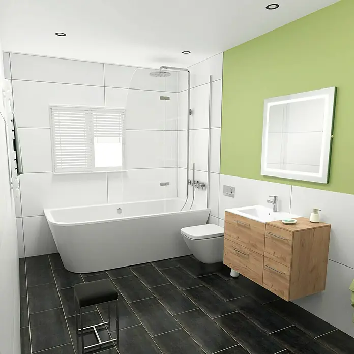 Camargue Espacio Badmöbel-Set H6 - 90 cm, Doce - Stimmungsaufnahme