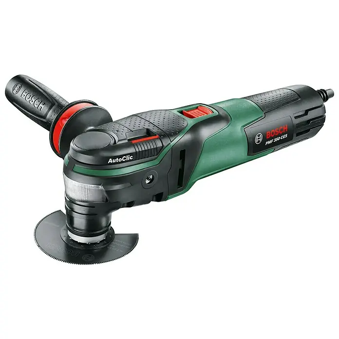 Bosch Multifunktionswerkzeug PMF 350 CES - 350 W, Oszillationswinkel: 2,8°, Werkzeugaufnahme: STARLOCK-Plus-System - Vorderansicht