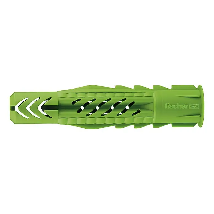Fischer Greenline Universaldübel-Set UX 6 x 35 R WH GREEN K - Ø x L: 6 x 35 mm, Winkelhaken, Nylon, 4 Stk.