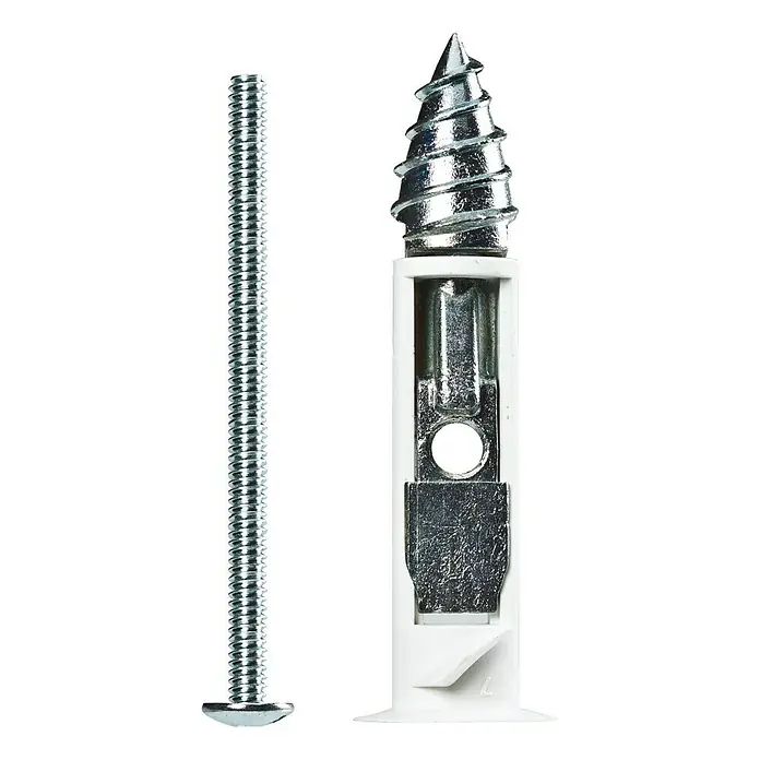 Cobra Gipskartonanker Drillertoggle - Ø x L: 4 x 50 mm, Belastbarkeit: Max. 50 kg, 2 Stk., Kunststoff