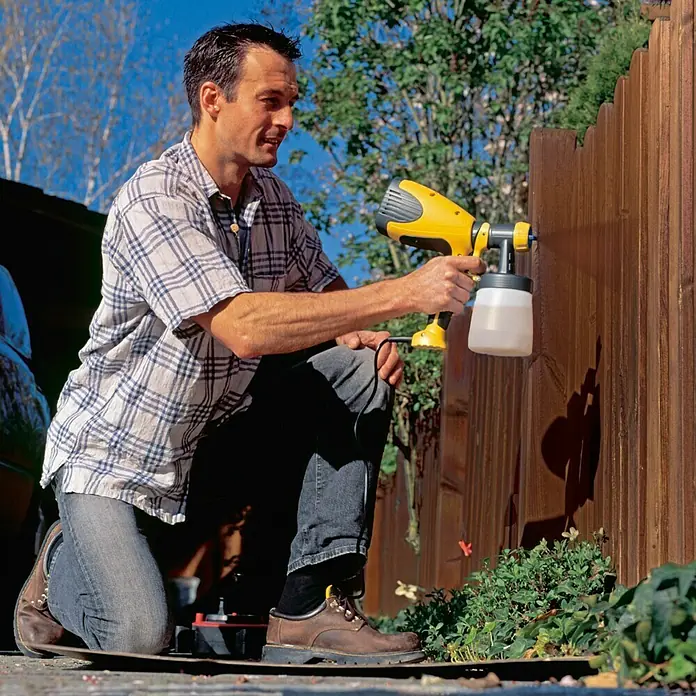 Wagner Sprühaufsatz Wood & Metal EXTRA Brilliant - Passend für: Wagner Spraysysteme mit Click & Paint-Technologie, Wagner Farbsprühsystem Universal Sprayer/Wall Sprayer/Wood & Metal Sprayer, Geeignet für: Dünnflüssige lösemittel- & wasserbasierte Materialien - Vorderansicht