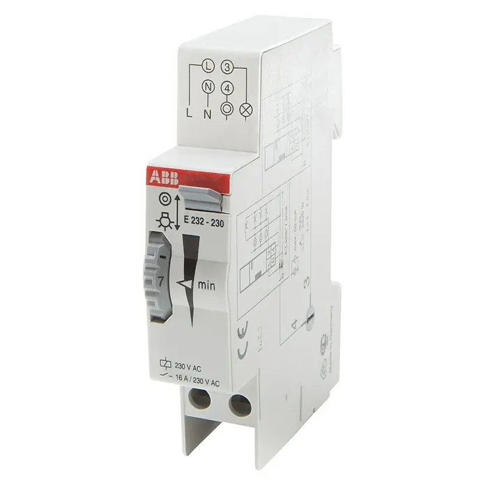 ABB Treppenlichtzeitschalter - 230 V, 16 A - Vorderansicht