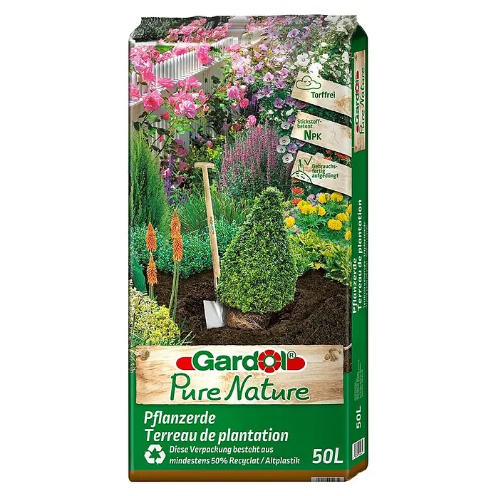Gardol Pure Nature Pflanzerde Torffrei - 50 l