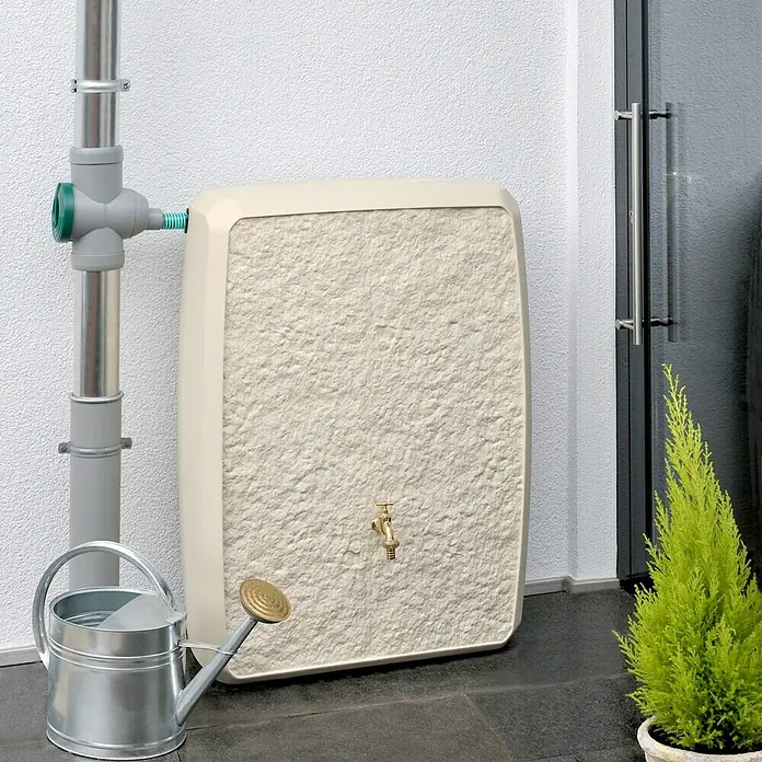 3P Technik Regentonne Multitank - 250 l, Sand - Vorderansicht