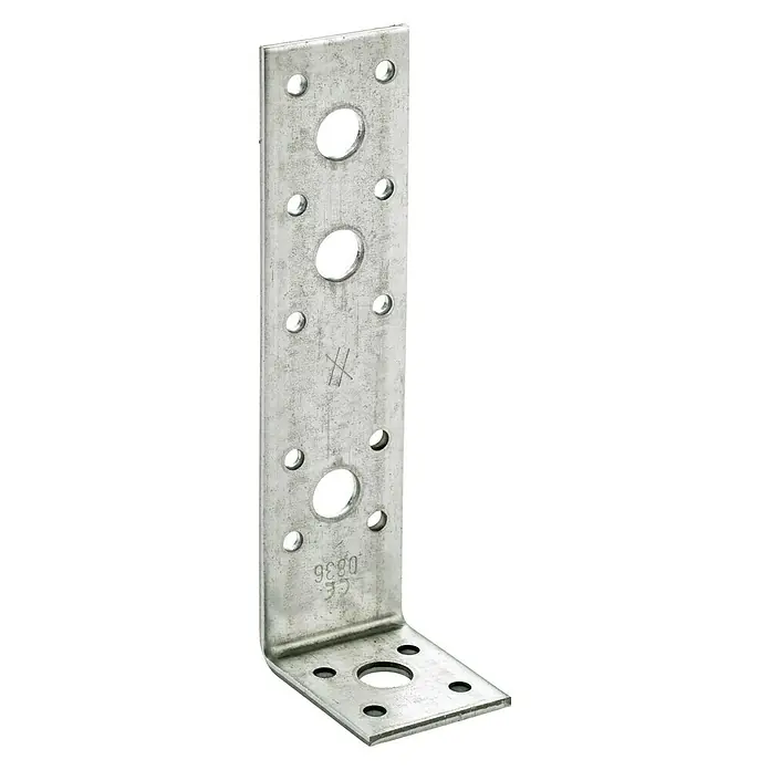 Simpson Strong-Tie Winkelverbinder AH - 50 x 40 x 160 mm, Verzinkt - Vorderansicht