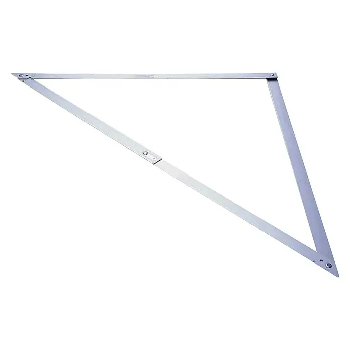 Građevinarski kutomjer - Materijal: Aluminij - Pogled odozgo