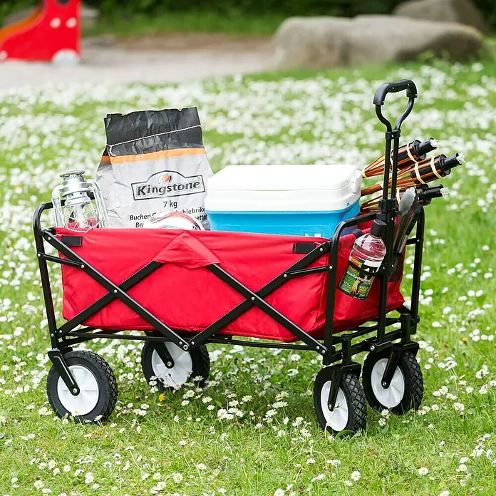 Sklopiva kolica Beach Waggon - 89 x 51,5 x 57,5 cm, Opteretivost: 60 kg, Može se saviti - Pogled sprijeda
