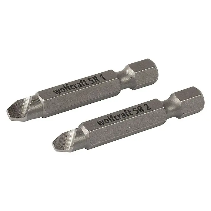 Wolfcraft Schraubenausdreher-Satz - 2 -tlg. - Vorderansicht
