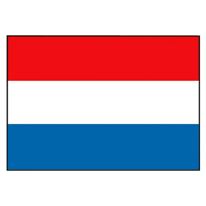 Vlag Nederland - Nederland, 45 x 30 cm, Spunpolyester - Vooraanzicht
