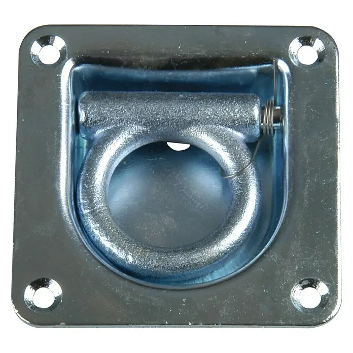 UniTEC Zurrmulde Profi - 105 x 105 mm, Belastbarkeit: 800 kg - Vorderansicht