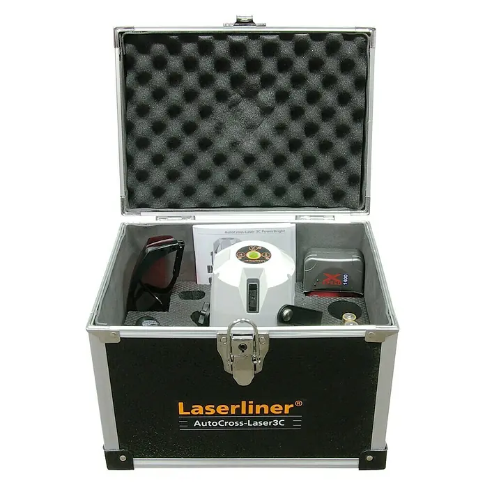 Laserliner Nivel láser en cruz AutoCross-Laser 3C Plus - Precisión de medición: 2 mm a 10 m - Primer plano