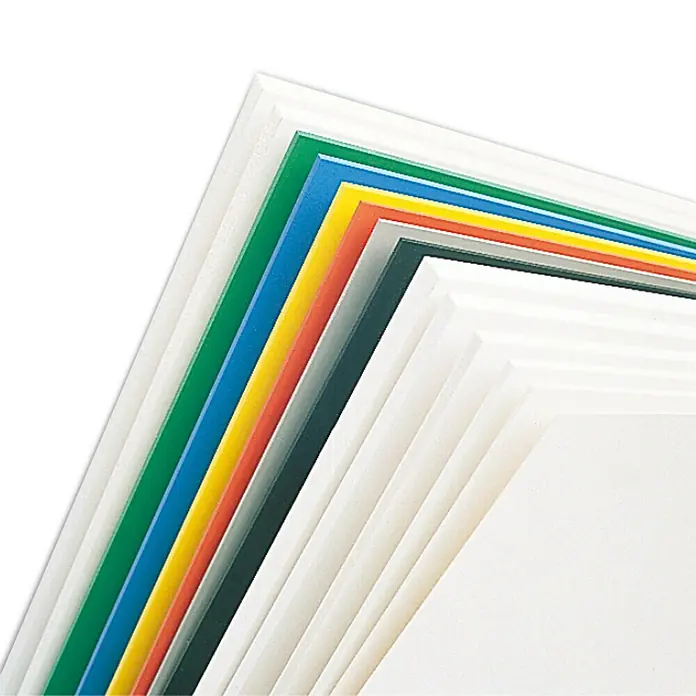 Polistiren ploča Protex - Bijele boje, 50 cm x 50 cm x 3 mm, PVC - Pogled sprijeda