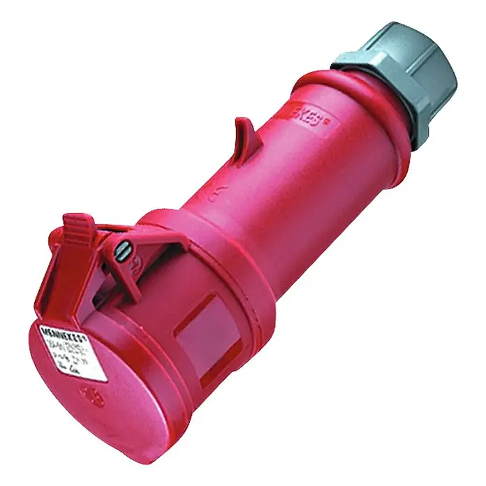 Mennekes CEE-Kupplung - 16 A, 400 V, 5-polig, IP44 - Vorderansicht