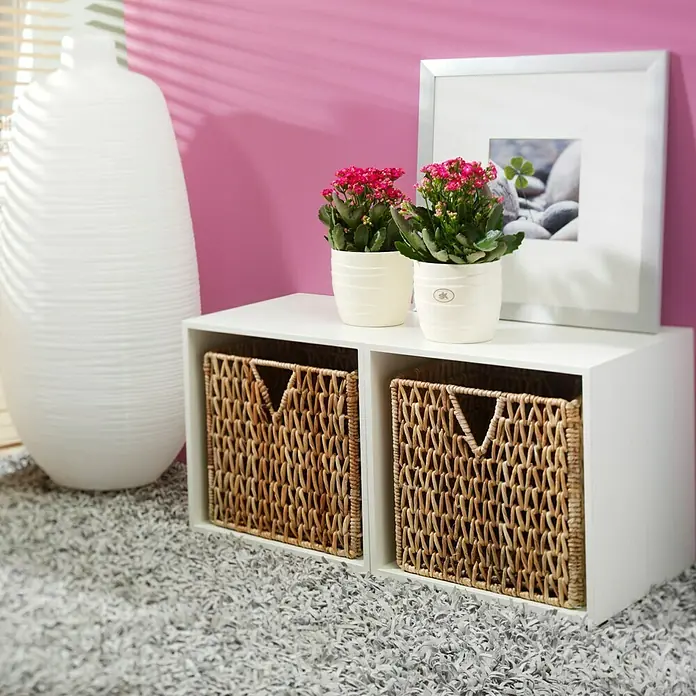 SK Barletta Okrugla tegla za biljke Barletta - Vanjska dimenzija (ø x V): 14 x 13 cm, Bijele boje, Keramika - Živopisni prikaz