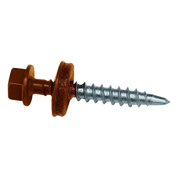 Probau Schrauben - Terrakotta, Ø x L: 4,8 x 35 mm, 250 Stk. - Vorderansicht