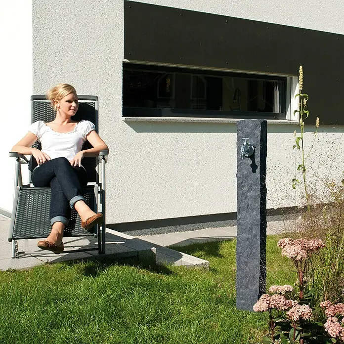 Garantia Wasserzapfstelle Granit - Darkgranite, Höhe: 100 cm - Stimmungsaufnahme